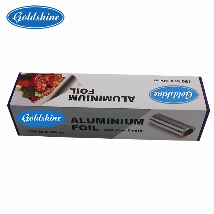 Экологически чистая алюминиевая фольга для упаковки пищевых продуктов, 150 м