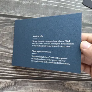 Terima Kasih Kartu Undangan Kartu Ucapan Salam Cetakan Letterpress Kualitas Tinggi