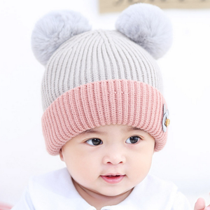 Enfants chapeau enfant en bas âge enfants bébé chaud hiver <span class=keywords><strong>laine</strong></span> chapeau tricot <span class=keywords><strong>bonnet</strong></span> bébé chapeau garçons filles - Product Image 3