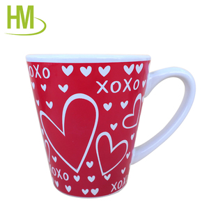 Hermosa cerámica <span class=keywords><strong>tazas</strong></span> de café <span class=keywords><strong>pintura</strong></span> taza con el corazón - Product Image 5