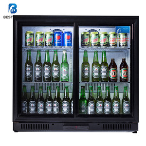 Cico đôi cửa trượt dưới quầy khách sạn trở lại tủ lạnh với cửa kính SC-208YF - Product Image 3