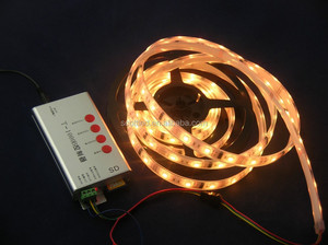 Tira LED Flexible Digital de Color de Ensueño, DC5V, PCB Blanca, Impermeable IP68, Tubo de Silicona + Recubrimiento, ws2801, 32 LED/m - Product Image 1