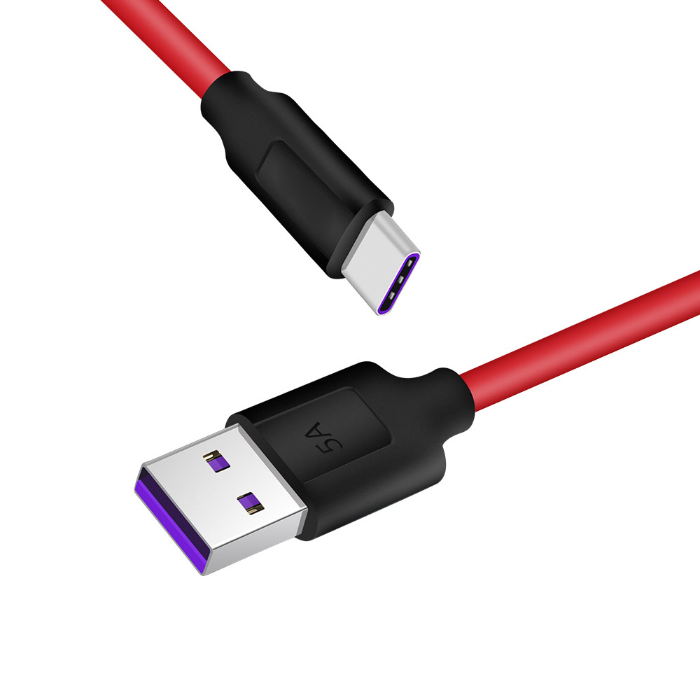 Кабель USB Type-c с функцией быстрой кабель 5A ТПЭ гибкий usb-кабель для быстрой зарядки USB 3,0 кабель для передачи данных