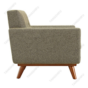 <span class=keywords><strong>Fauteuil</strong></span> en bois dur et tissu de <span class=keywords><strong>lin</strong></span>, siège unique, 1 pièce, meilleures ventes, 2017 - Product Image 3