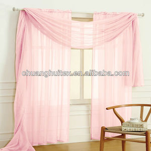 NEW ARRIVAL 60"x216" Red by Royal Luxury Linen <strong>Window</strong> Scarf Sheer <strong>Voile</strong> - Product Image 6