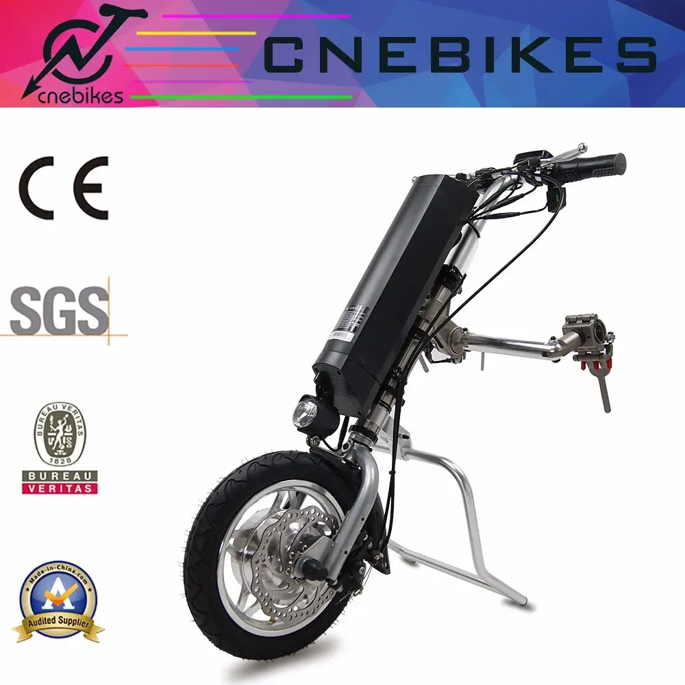 350 W venda quente elétrica roda do motor cadeira de rodas elétrica handcycle editora com bateria 8.8Ah