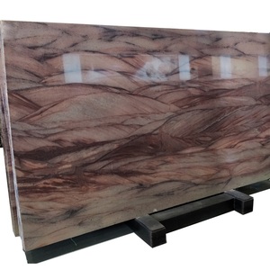 Prix usine Brésil Pierre Naturelle Haute Polie Rouge Colinas Dalles De Quartzite - Product Image 1