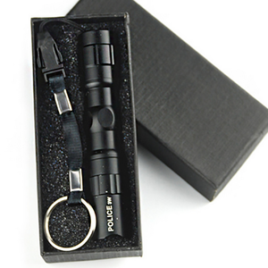Vente chaude Mini haute puissance rechargeable LED police militaire <span class=keywords><strong>lampe</strong></span> de poche avec Porte-clés - Product Image 6
