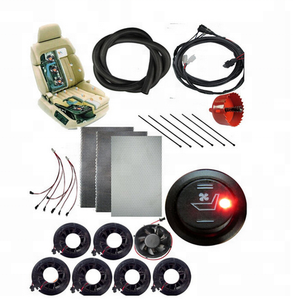 Coprisedile Universale Ventilato <span class=keywords><strong>per</strong></span> Auto con 5 Ventole di Raffreddamento e 2 Riscaldatori in Fibra di Carbonio, Sedile Auto Riscaldato e Ventilato - Product Image 1