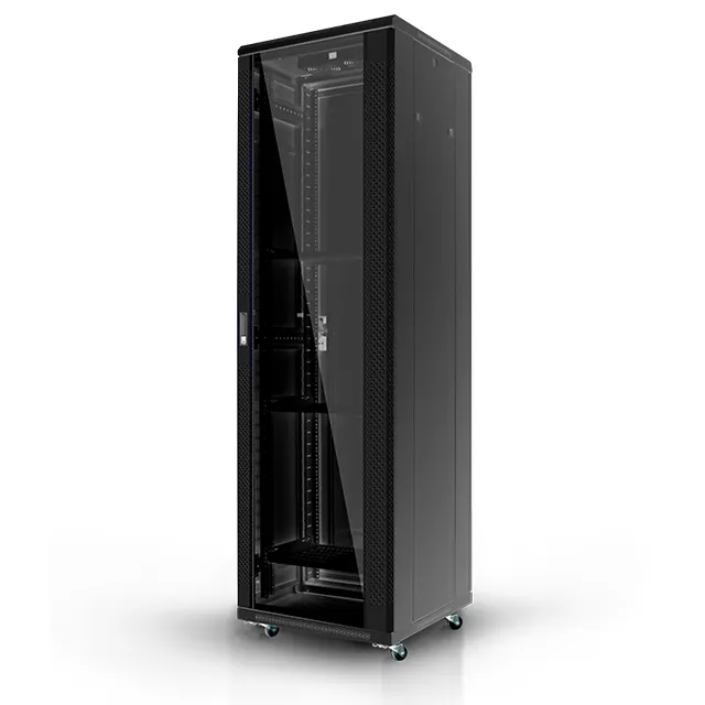 Ningbo lepin usine taille personnalisée 27u noir led armoire réseau 42u 800x1000 de serveur en rack serveur datacenter armoire serrure