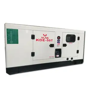 ディーゼル発電機発電機50hz 3 phase 230v/400vスーパーサイレントタイプ50kva40kw