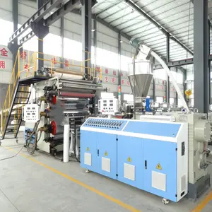 Máquina de fabricación de calandras de láminas de PVC y acrílico