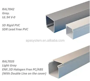 Solid PVC Wiring Duct/PVC Duct/PVC Wire Duct