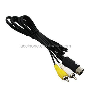 Câble adaptateur TV, Audio-vidéo, 1.8m/6ft, RCA, pour <span class=keywords><strong>Sega</strong></span> Genesis 1, pour Mega Drive 1, pour système principal 1 - Product Image 2