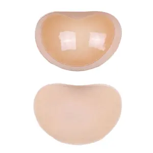 1Pair Invisible Heart Padding Magic Bra Insert Pads Push Up Adhesive Breast Nipple Enhancer Silicone Bra For Swimsuit wholesale