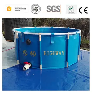 Estanque de Peces Portátil de PVC Personalizado, Resistente a Condiciones Climáticas Extremas, Tanque de Peces de 20000 Litros - Product Image 3