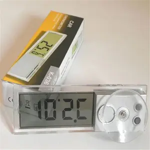 High-Quality Car Thermometer Clock 