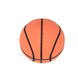Hete Verkoop Natuurlijk Rubber 6.0Cm Basketbalvormige Schuim Bounce Rubber Terugkeer Bal Zachte Mini Rubberen Bal