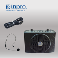 INPRO PL-605 Amplificateur de puissance stéréo miniature 20W ABS sans fil 1 canal Son standard numérique portable 50Hz-10kHz 92dB