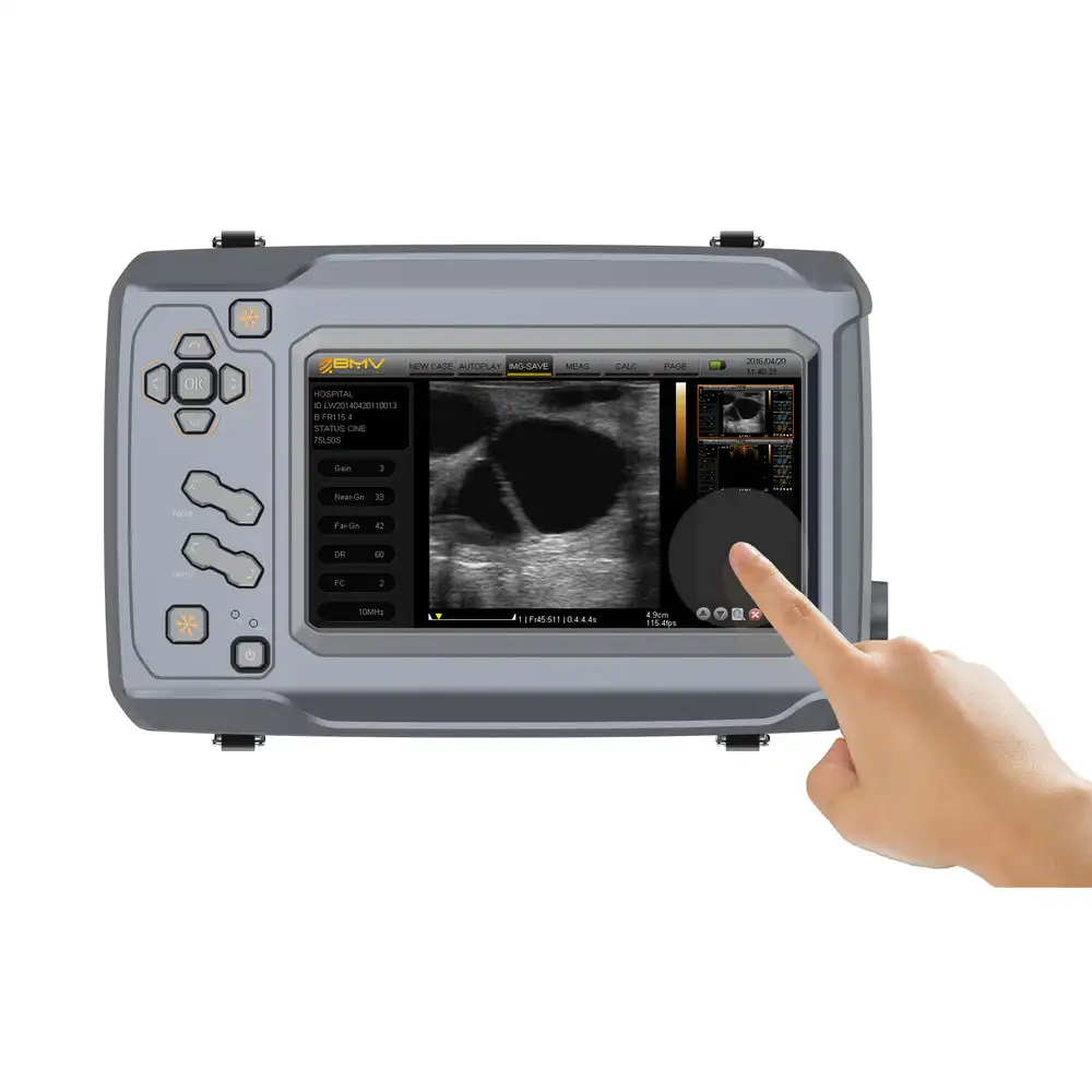 Échographe vétérinaire portable à ultrasons pour chien éleveur scanner chèvre grossesse détecteur à ultrasons