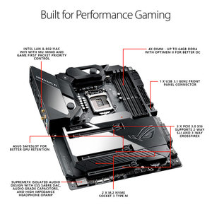 Placa base para juegos ASUS Intel Z390 64GB <span class=keywords><strong>DDR4</strong></span> usada con enchufe Intel <span class=keywords><strong>1151</strong></span> 9th / 8th - Product Image 4