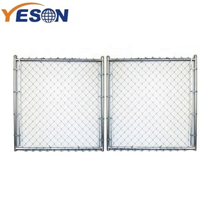 Sử Dụng Chuỗi Liên Kết Hàng Rào Cổng Đôi Swing Cổng <span class=keywords><strong>5X5</strong></span> 4X10 Sử Dụng Chuỗi Liên Kết Hàng Rào Cổng Panels - Product Image 2