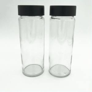 Sans bpa, bouteilles vides de 500ml, 17.5oz, pour <span class=keywords><strong>eau</strong></span> et thé au lait, avec couvercle en plastique noir - Product Image 2