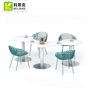 Bonne qualité salle de Réunion moderne ronde café table de négociation - Product Image 5