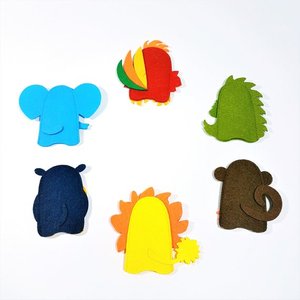 Giocattoli Educativi per bambini animali Africani Feltro <span class=keywords><strong>marionette</strong></span> <span class=keywords><strong>da</strong></span> Dito - Product Image 3