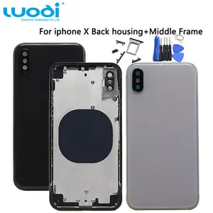 Hot Sale Metal Frame Battery Cover Housing für iPhone X