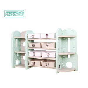 Estantería de plástico extraíble ecológica para niños, muebles para guardería - Product Image 2