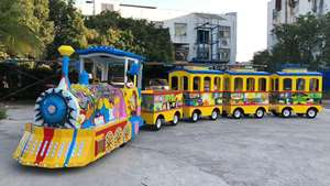 Ins — parc d'attractions populaire pour enfants, <span class=keywords><strong>jeux</strong></span> de jeu sans suivi, conduite électrique, <span class=keywords><strong>sur</strong></span> le Train - Product Image 5