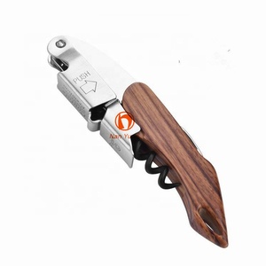 Thanh chuyên nghiệp phụ kiện đôi bản lề rượu vang mở chai <span class=keywords><strong>corkscrew</strong></span> cho nhựa xử lý - Product Image 1