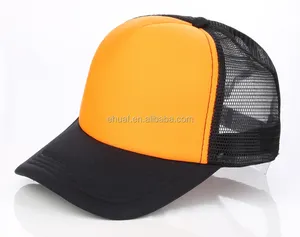 Trống 5 Bảng Điều Chỉnh Lưới Trucker Cap Cong Bill Cap Đa Màu Sắc Mềm Bọt Hat Quảng Cáo Khuyến Mại Trống Cap Snapback Hat