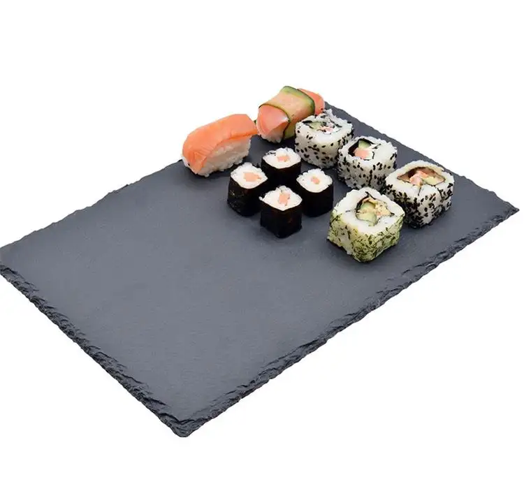 Chinese Fabriek Direct Koreaanse Restaurant Steen Serveren Sushi Lava Rock Slate Diner Plaat