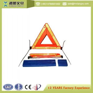 Buy direct from china new coming folding safety warning triangles emergency triangle reflector kit