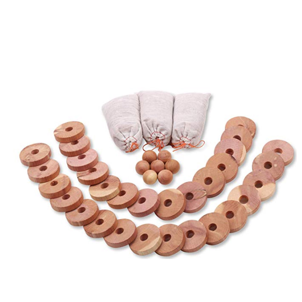 Воздухопроницаемая одежда, подвешивание, кедровое кольцо, круглая форма, деревянные кольца для шкафа