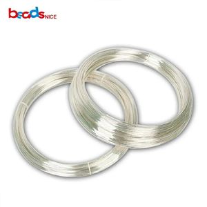 Beadsnice ID 26883 22 Ga Sterling <span class=keywords><strong>Silver</strong></span> Dây Bạc Phụ Kiện Thời Trang Tự Làm Đồ Trang Sức Làm - Product Image 1