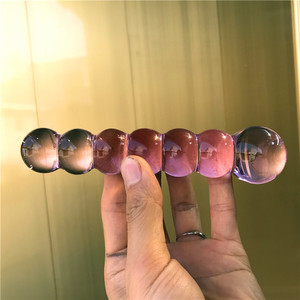 Glas Sexspielzeug <span class=keywords><strong>7</strong></span> Bälle Penis <span class=keywords><strong>Dildo</strong></span> für Frauen Sexspielzeug Stein Penis Sexspielzeug - Product Image 3