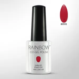 The new Rainbow, set all nail salon high popularity of 150 colors, Rainbow bottle shape design using high-end leak 10ml white bo