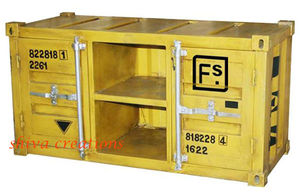 Industrial Design <b>Iron</b> Container Book Shelf Made of Durable Metal - Product Image 3