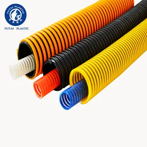 แรงดันสูงสวมทนพีวีซีที่มีความยืดหยุ่นเกลียวท่อดูดสำหรับทราย - Product Image 1