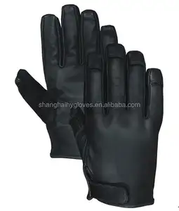 Factory sale Tactical Shooting Goat skin Leather Glove with Needle Puncture Resistant sheep skin rope leather heavy descending gloves- 9139 safety glove