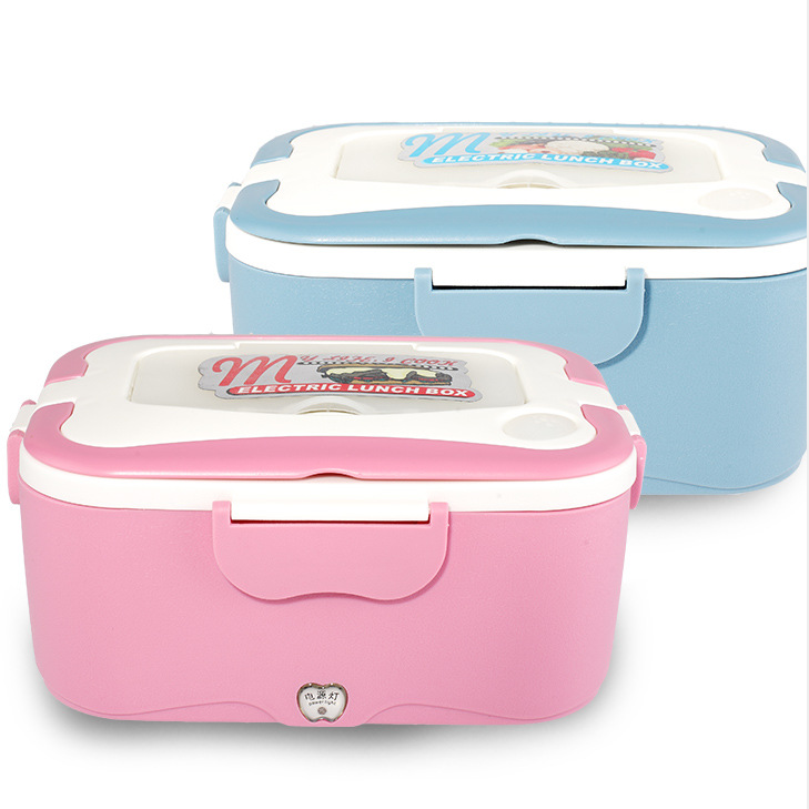 2018 Лидер продаж л Ланч-бокс с автомобильной вилкой Электрический Ланч-бокс из нержавеющей стали 12 В Ланч-бокс с подогревом автомобиля