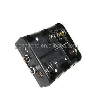 <span class=keywords><strong>2</strong></span> x C Größe Zell Schwarz Kunststoff Batteriehalter Box <span class=keywords><strong>3</strong></span> V Fall Mit Draht Blei - Product Image 3