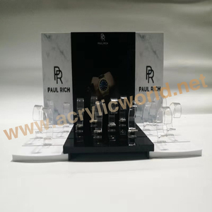 Estante de exhibición de reloj OEM de alto brillo personalizado con soporte de exhibición de bloque de reloj de anillo C Acrílico - Product Image 4