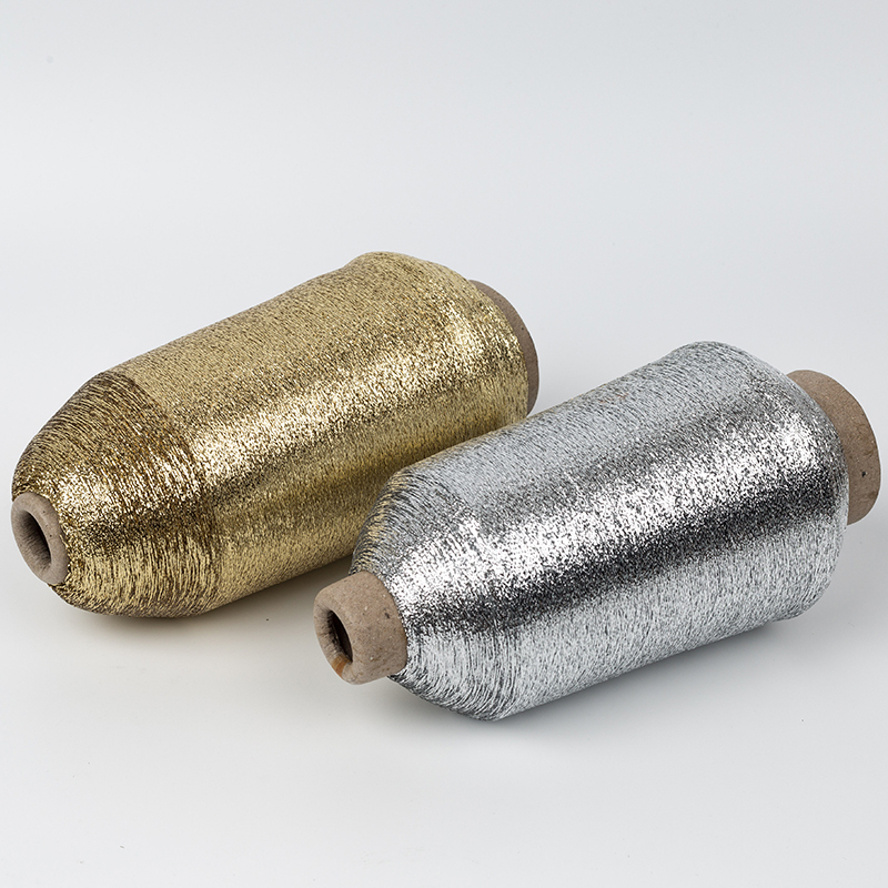 Gold Silver Polyester Viscose Metallic Thread