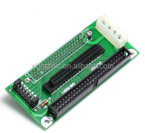 Carte adaptateur SCSI à trois convertisseurs 68 vers 80 vers 50 <span class=keywords><strong>IDE</strong></span> SCSI pour disque dur, adaptateur <span class=keywords><strong>IDE</strong></span> 68 broches vers 80 broches vers 50 broches - Product Image 1