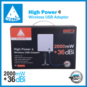 adaptador de red tarjeta WLAN adaptador usb wifi antena exterior Melón N9 - Product Image 6