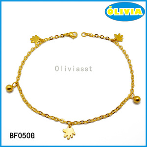 Popular diseño simple olivia hace <span class=keywords><strong>en</strong></span> china de metal brillante cadena chica pulsera de plata - Product Image 4